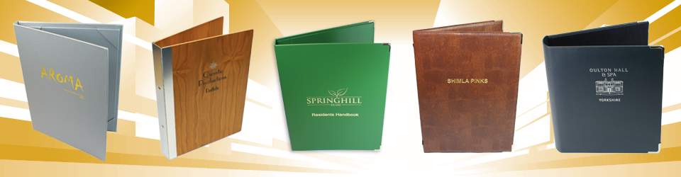 Selection of Menu Holders available from Smart